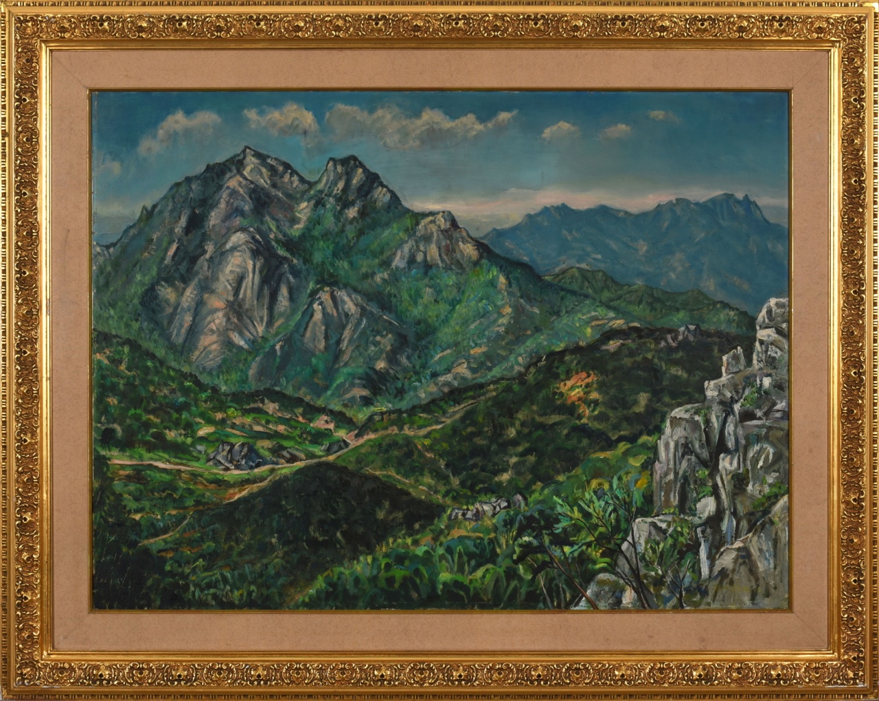 북악의 신록 1